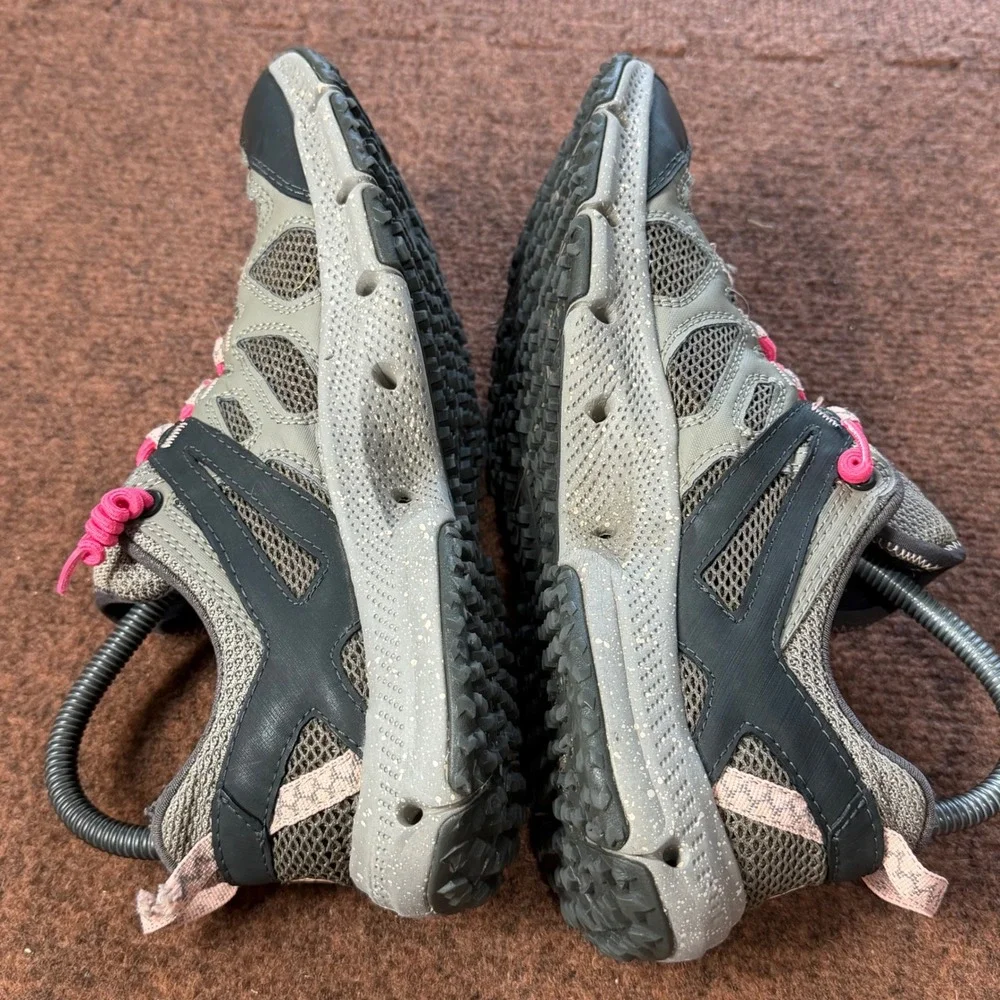 A- Merrell All Out Blaze Sieve Womens Hiking Shoes Grey Pink J033884 Size 9